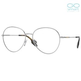 メガネ Burberry Glasses Frame BE1366 1005 Round Silver FELICITY BURBERRY BE1366 FELICITY Timeless Elegance for Everyday Wear